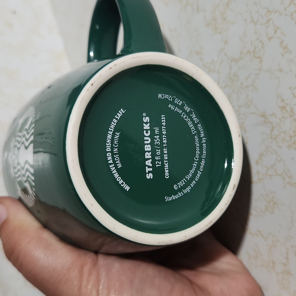 2021 Starbucks Green Coffee Mug 12oz - Picture 3 of 3